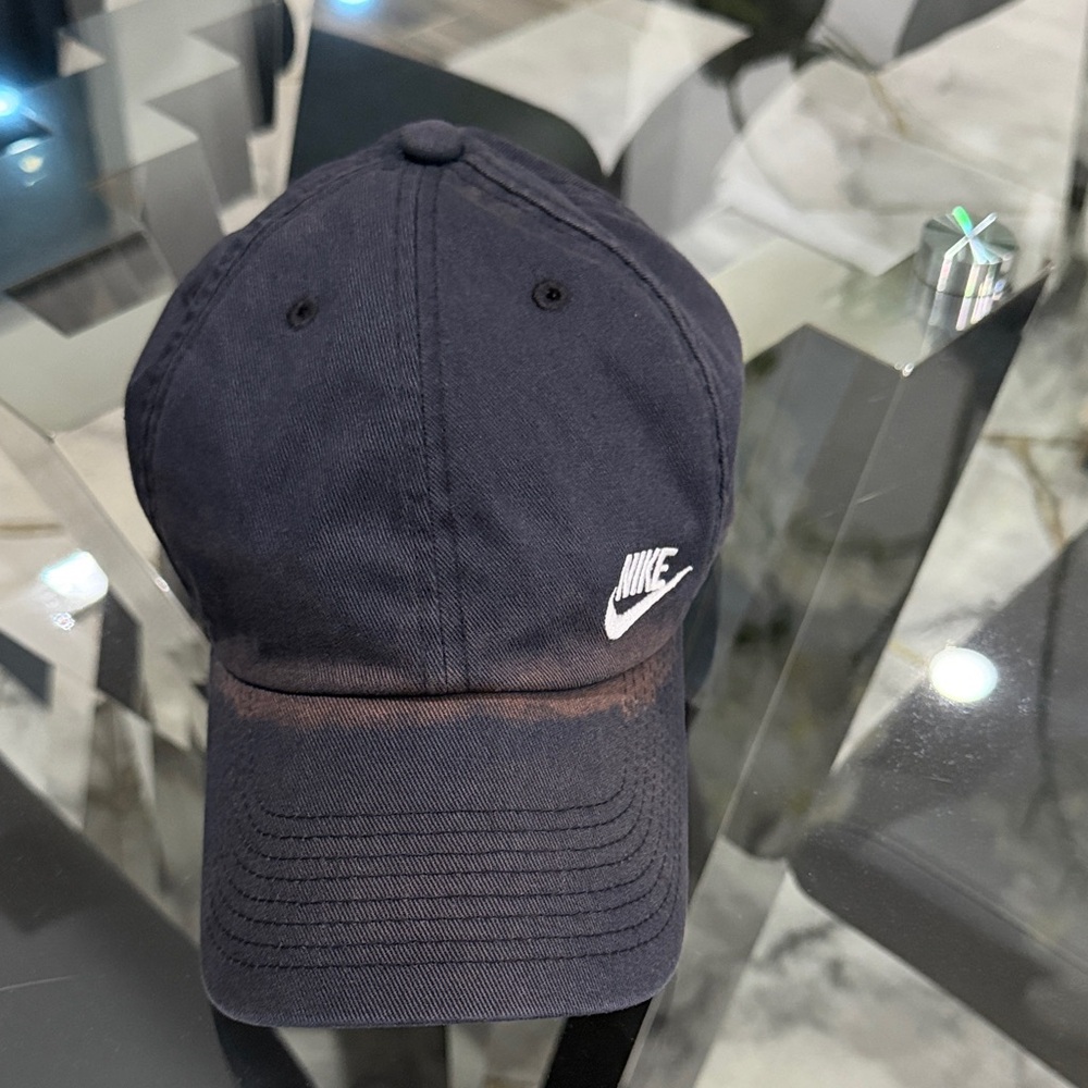 Nike black Cap with White Logo